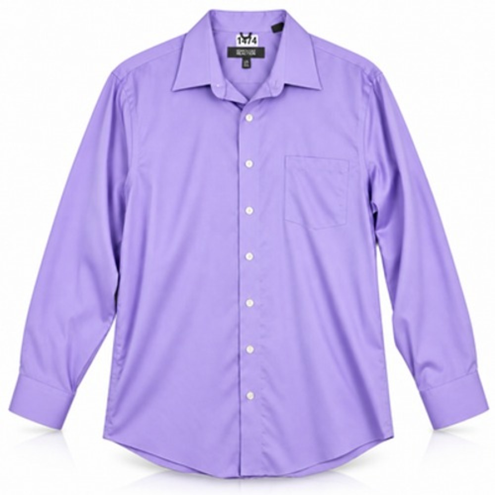 Kenneth Cole Non Iron Dress Shirt Men L Purple